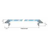 Osteriggio Flushline GEBO profilo in alluminio